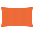 Vidaxl zonnezeil 160 g m² rechthoekig 5x7 m hdpe oranje