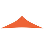 Vidaxl zonnezeil 160 g m² 3,5x3,5x4,9 m hdpe oranje