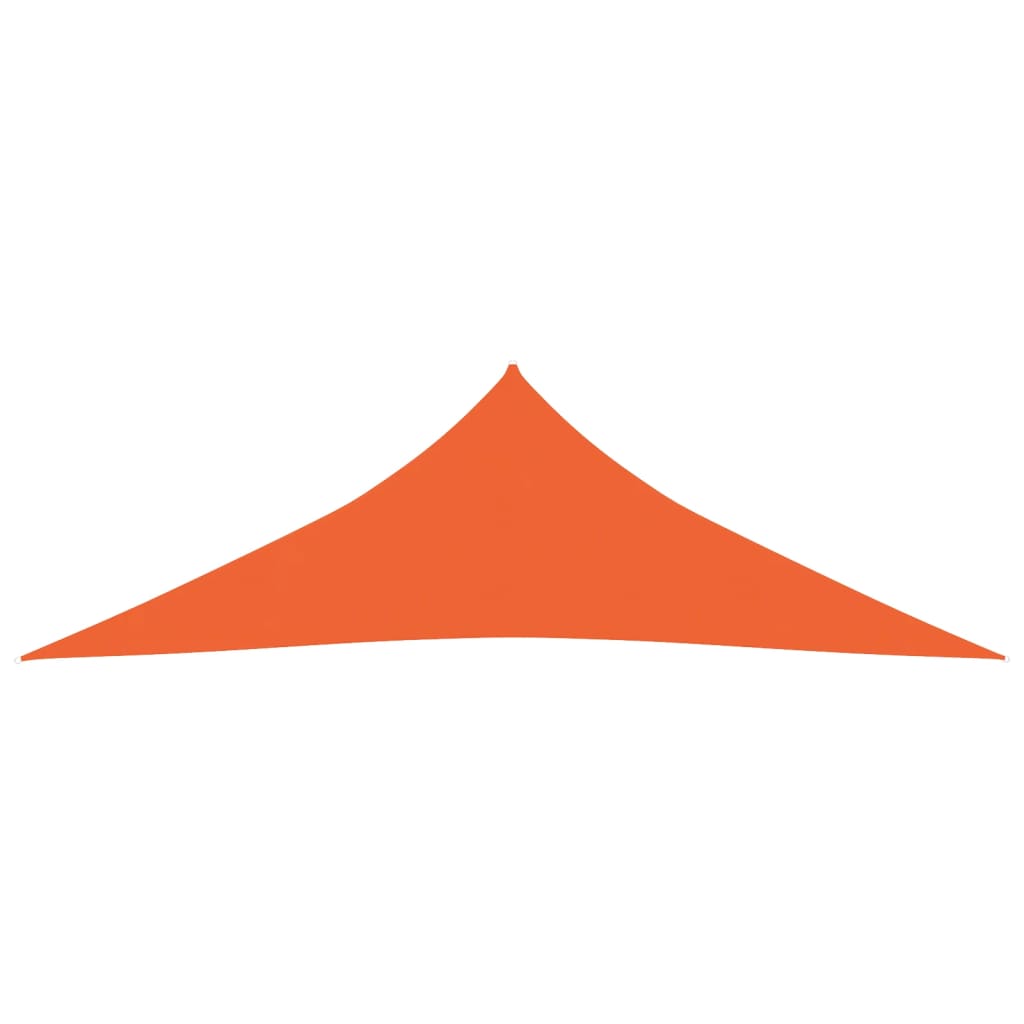 Vidaxl zonnezeil 160 g m² 3,5x3,5x4,9 m hdpe oranje