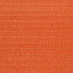 Vidaxl zonnezeil 160 g m² 3,5x3,5x4,9 m hdpe oranje