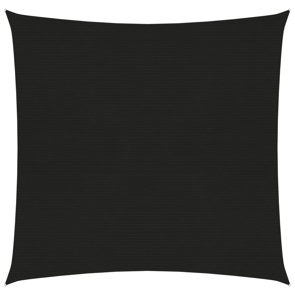 Vidaxl zonnezeil 160 g m² 2x2 m hdpe zwart