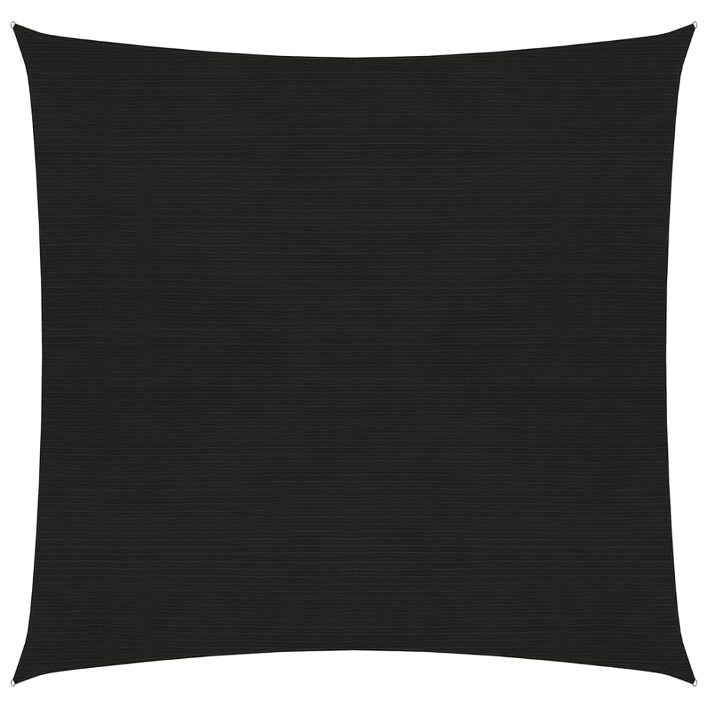 Vidaxl zonnezeil 160 g m² 2,5x2,5 m hdpe zwart