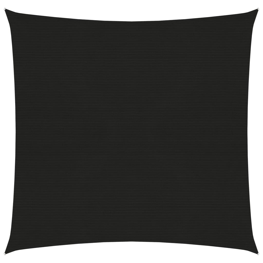 Vidaxl zonnezeil 160 g m² 3,6x3,6 m hdpe zwart