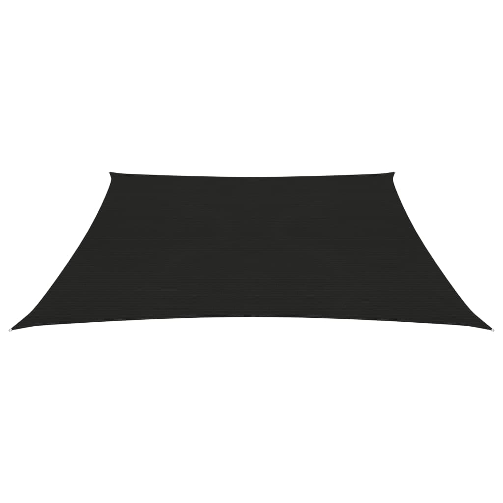 Vidaxl zonnezeil 160 g m² 4x4 m hdpe zwart