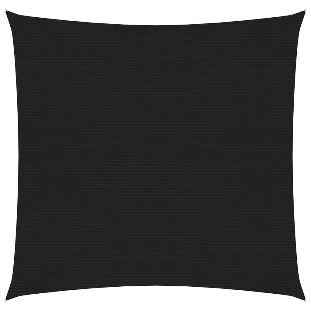 Vidaxl zonnezeil 160 g m² 7x7 m hdpe zwart