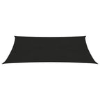 Vidaxl zonnezeil 160 g m² 2x4 m hdpe zwart