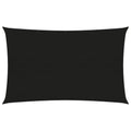 Vidaxl zonnezeil 160 g m² 2,5x4,5 m hdpe zwart