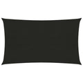 Vidaxl zonnezeil 160 g m² 2,5x5 m hdpe zwart