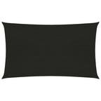 Vidaxl zonnezeil 160 g m² 2,5x5 m hdpe zwart