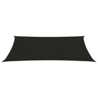 Vidaxl zonnezeil 160 g m² 2,5x5 m hdpe zwart