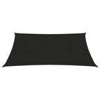 Vidaxl zonnezeil 160 g m² 3x4 m hdpe zwart