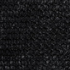 Vidaxl zonnezeil 160 g m² 3x4 m hdpe zwart