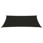 Vidaxl zonnezeil 160 g m² 3x5 m hdpe zwart