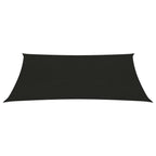 Vidaxl zonnezeil 160 g m² 3,5x5 m hdpe zwart
