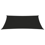 Vidaxl zonnezeil 160 g m² 4x5 m hdpe zwart
