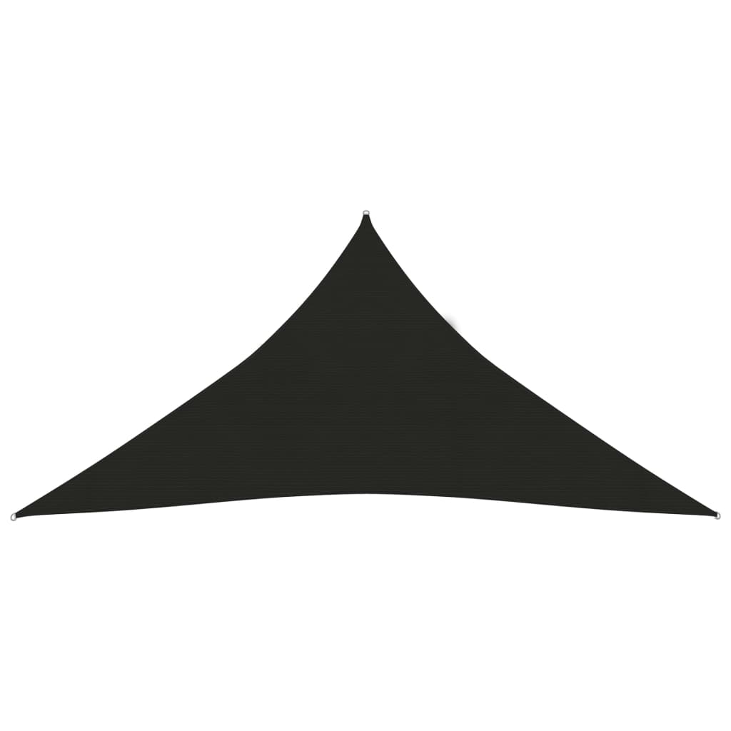 Vidaxl zonnezeil 160 g m² 3x3x3 m hdpe zwart