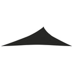 Vidaxl zonnezeil 160 g m² 3x4x5 m hdpe zwart
