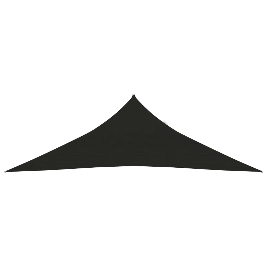 Vidaxl zonnezeil 160 g m² 3,5x3,5x4,9 m hdpe zwart
