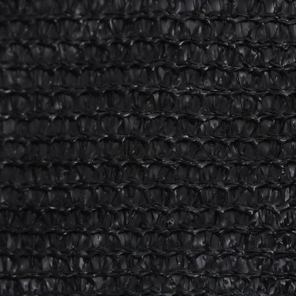 Vidaxl zonnezeil 160 g m² 4x4x4 m hdpe zwart