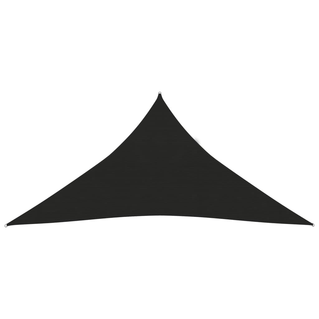 Vidaxl zonnezeil 160 g m² 4,5x4,5x4,5 m hdpe zwart