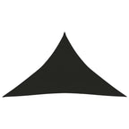 Vidaxl zonnezeil 160 g m² 5x5x6 m hdpe zwart