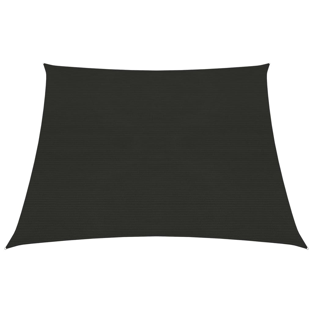 Vidaxl zonnezeil 160 g m² 3 4x2 m hdpe zwart