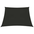 Vidaxl zonnezeil 160 g m² 3 4x2 m hdpe zwart