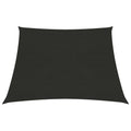 Vidaxl zonnezeil 160 g m² 3 4x3 m hdpe zwart