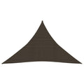 Vidaxl zonnezeil 160 g m² 4x4x5,8 m hdpe bruin
