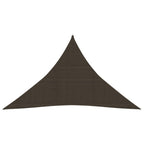 Vidaxl zonnezeil 160 g m² 4x4x5,8 m hdpe bruin