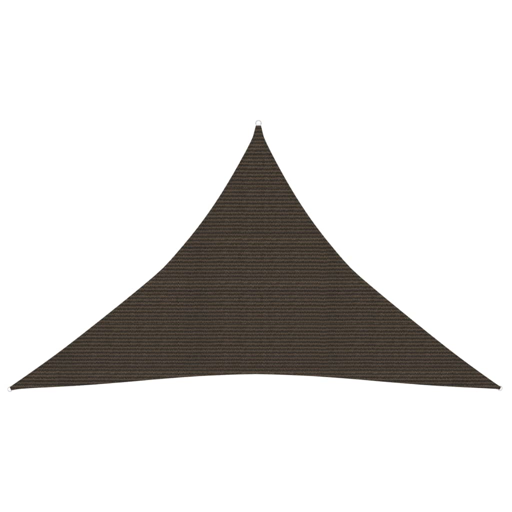 Vidaxl zonnezeil 160 g m² 4x4x5,8 m hdpe bruin