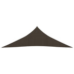 Vidaxl zonnezeil 160 g m² 4x4x5,8 m hdpe bruin