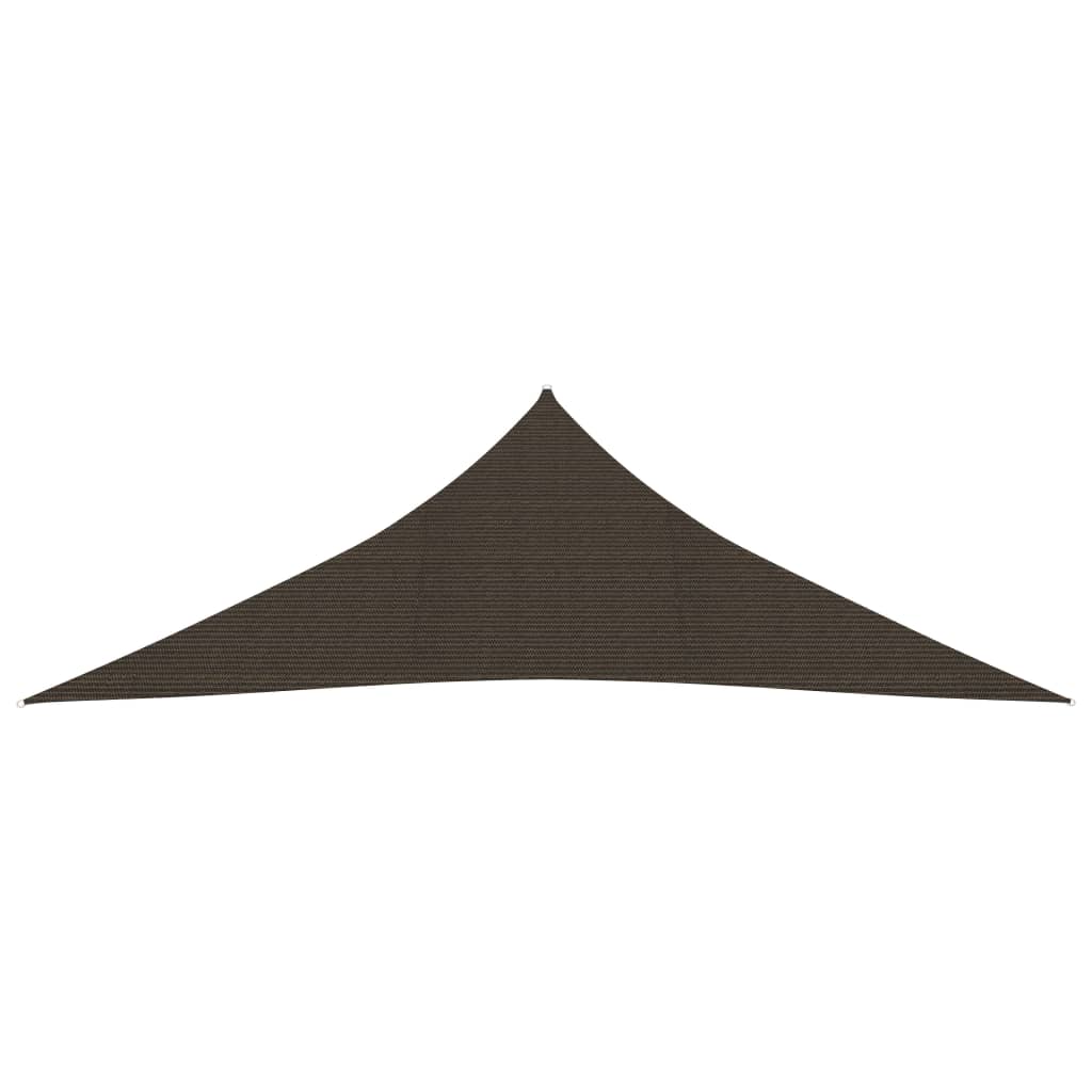 Vidaxl zonnezeil 160 g m² 4x4x5,8 m hdpe bruin