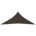 Vidaxl zonnezeil 160 g m² 4,5x4,5x4,5 m hdpe bruin