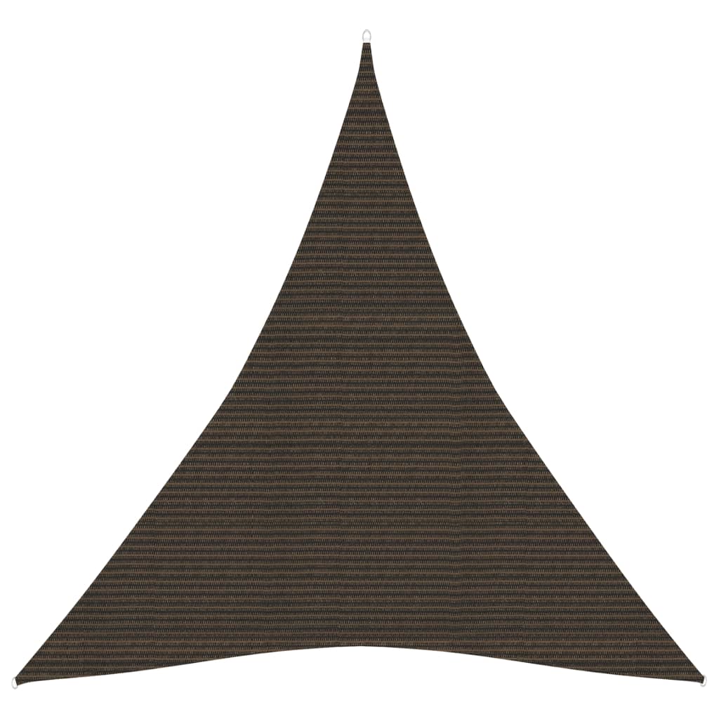 Vidaxl zonnezeil 160 g m² 4x5x5 m hdpe bruin