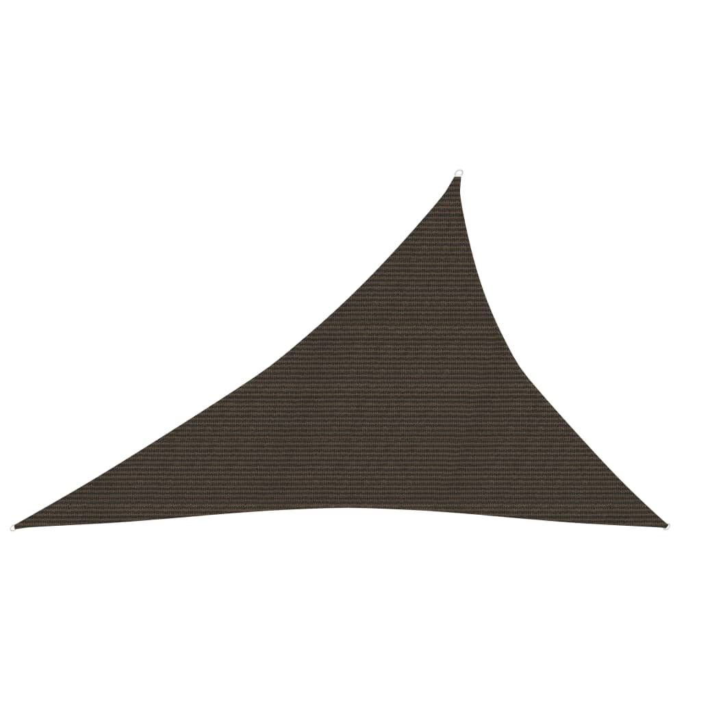 Vidaxl zonnezeil 160 g m² 4x5x6,8 m hdpe bruin