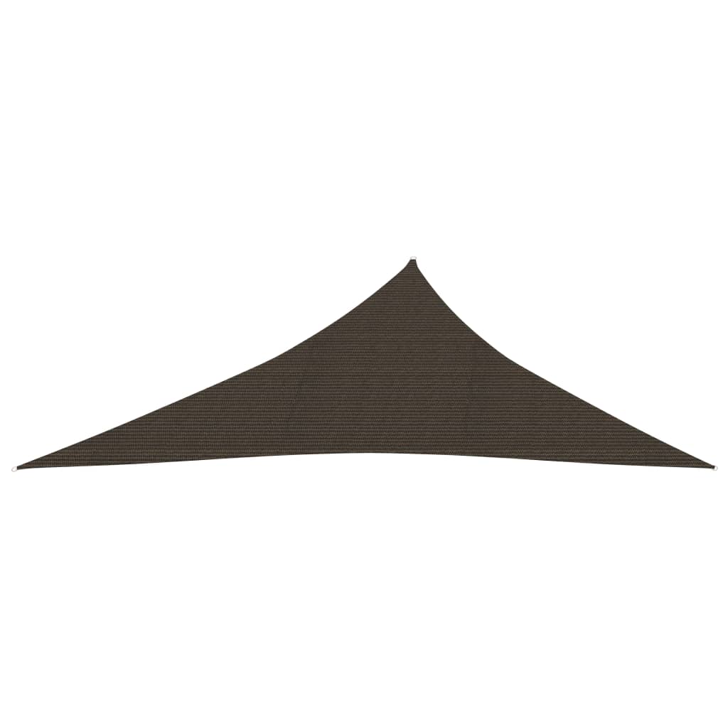 Vidaxl zonnezeil 160 g m² 4x5x6,8 m hdpe bruin