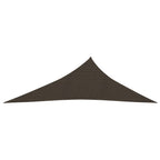 Vidaxl zonnezeil 160 g m² 4x5x6,8 m hdpe bruin