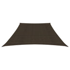 Vidaxl zonnezeil 160 g m² 3 4x2 m hdpe bruin