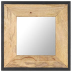 Vidaxl spiegel 50x50 cm massief mangohout