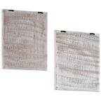 Vidaxl wandpanelen 2 st handgesneden 40x40x1,5 cm mdf