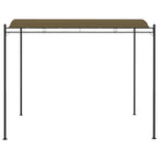 Vidaxl zonneluifel 180 g m² 3x2,4 m taupe