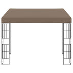 VidaXL Wandprieel 3x3 m stof taupe