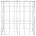 Vidaxl schanskorfmuur met deksels 100x60x100 cm gegalvaniseerd staal