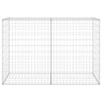 Vidaxl schanskorfmuur met deksels 150x60x100 cm gegalvaniseerd staal