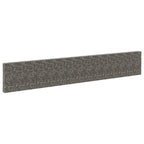 VidaXL Schanskorfmuur met deksels 900x30x150 cm gegalvaniseerd staal
