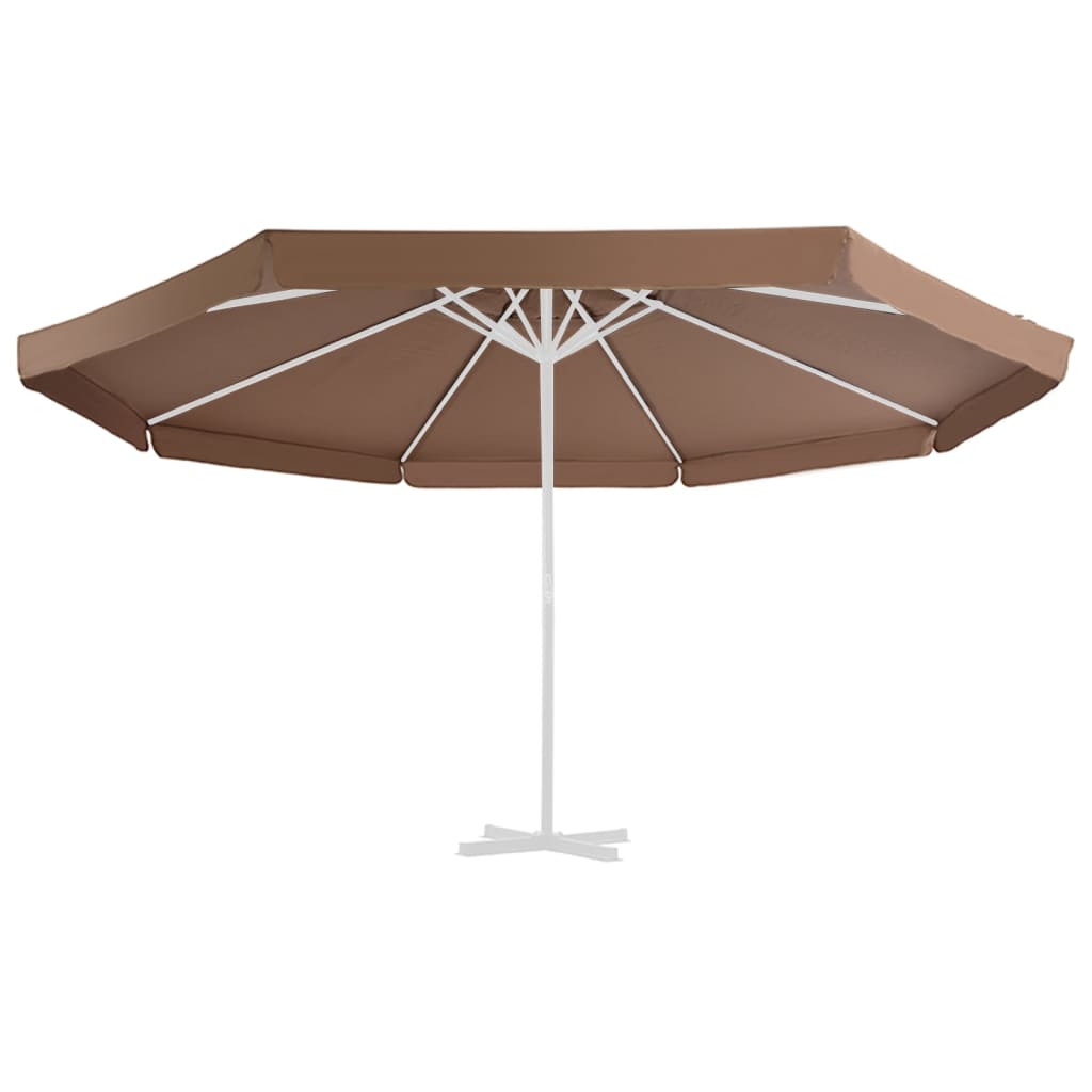 Vidaxl vervangingsdoek voor parasol 515 cm zandkleurig