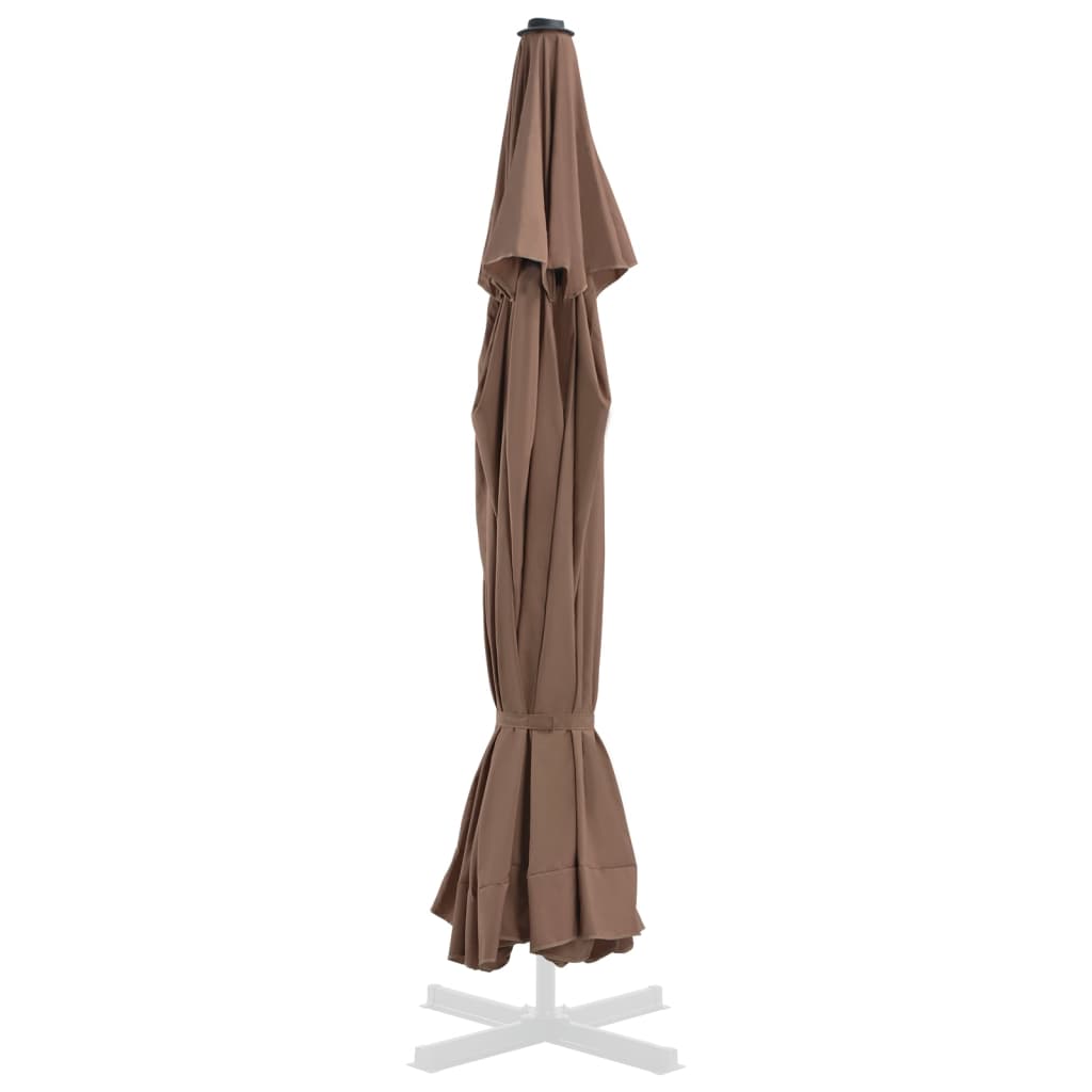 Vidaxl vervangingsdoek voor parasol 515 cm zandkleurig