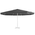 Vidaxl vervangingsdoek voor parasol 515 cm antracietkleurig