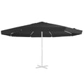 Vidaxl vervangingsdoek voor parasol 515 cm zwart